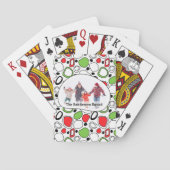 Modern Custom Family Game Night Gift Playing Cards Pokerkaarten (Achterkant)