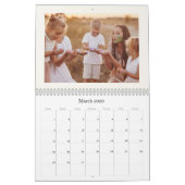 Modern Custom Family Name Photo Calendar 2026 Kalender (Mar 2026)