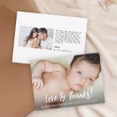 Modern Custom Foto's Liefde & Bedankt Baby shower