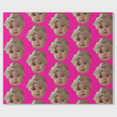 Modern Custom Funny Gift Birthday Party Christmas  Cadeaupapier (Vlak)