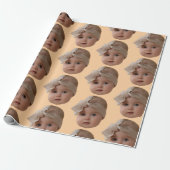 Modern Custom Funny Gift Birthday Party Christmas  Cadeaupapier (Uitgerold)