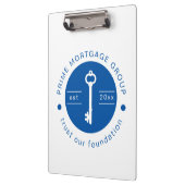 Modern Custom Hypotheek Company Voeg uw Logo toe Klembord (Links)