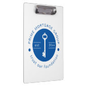 Modern Custom Hypotheek Company Voeg uw Logo toe Klembord (Rechts)