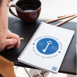 Modern Custom Hypotheek Company Voeg uw Logo toe Notitieboek