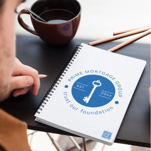 Modern Custom Hypotheek Company Voeg uw Logo toe Notitieboek