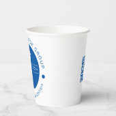 Modern Custom Hypotheek Company Voeg uw Logo toe Papieren Bekers (Links)