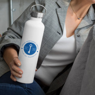 Modern Custom Hypotheek Company Voeg uw Logo toe Waterfles