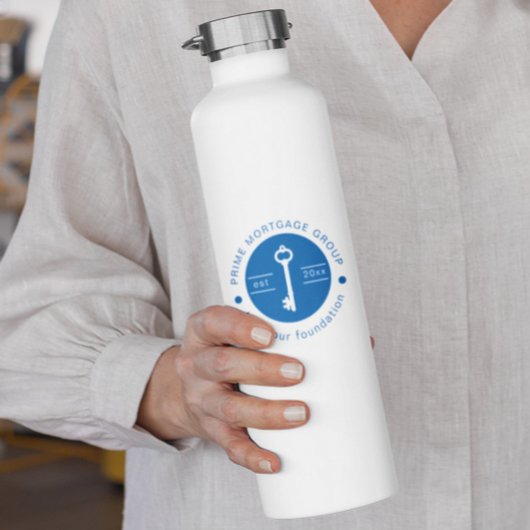 Modern Custom Hypotheek Company Voeg uw Logo toe Waterfles