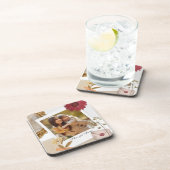 Modern Custom Ik hou van je moeder foto Bier Onderzetter (Rechterzijde)