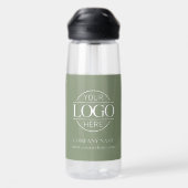 Modern Custom Logo Business Branding Promotional Waterfles (Achterkant)