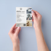 Modern Custom Logo Marketing Agency Business Flyer (Hand)