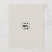 Modern Custom Logo Marketing Agency Business Flyer (Achterkant)