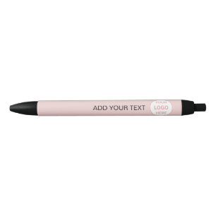 Modern Custom Logo Pink Business Zwarte Inkt Pen
