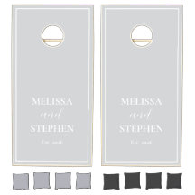 Modern Custom Monogram Elegant Wedding