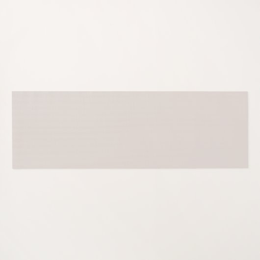 Modern Custom Monogram Initialen Naam Licht Beige Yogamat (Achterkant (horizontaal))