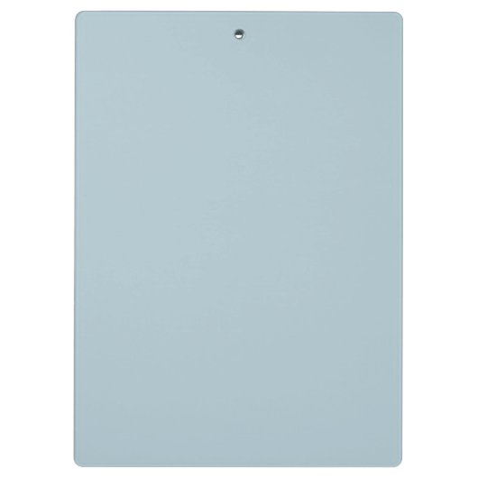 Modern Custom Monogram Initialen Naam Pastel Blauw Klembord (Achterkant)