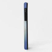 Modern Custom One Photo Blauw Blauwgroen Gradient Case-Mate iPhone Case (Achterkant/links)