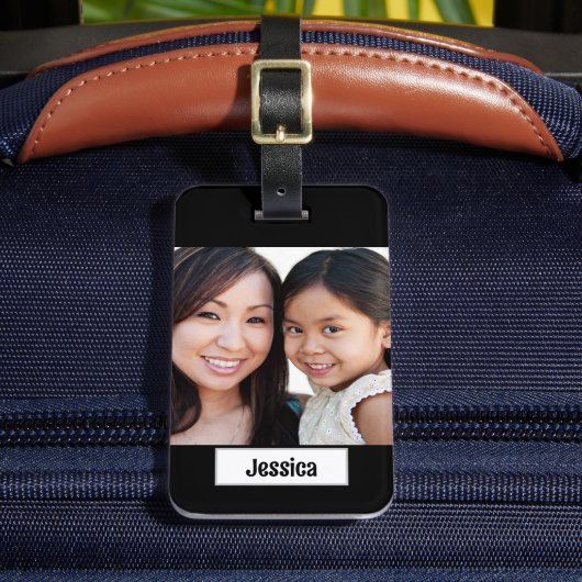 Modern Custom Photo Bagagelabel (Voorkant Insitu 2)
