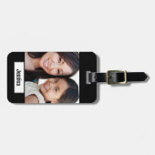 Modern Custom Photo Bagagelabel (Voorkant horizontaal)