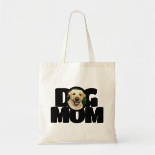 Modern Custom Photo Dog Mam Typografie Tote Bag