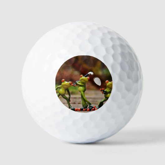 Modern Custom Photo Golf Balls Golfballen (Voorkant)