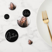 Modern Custom Photo Graduation Party Confetti (Groep)