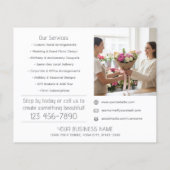 Modern Custom Photo Logo Business Marketing Flyer (Achterkant)