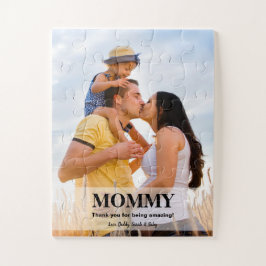 Modern Custom Photo Mammie Je bent geweldig Legpuzzel