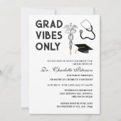 Modern Custom Photo Medical Doctor Afstuderen Kaart (Voorkant)
