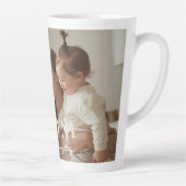 Modern Custom Photo MOM Large Latte Mug Mok (Rechts)
