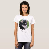Modern Custom Photo Paint Brushstroke Pet Dog T-shirt (Voorkant volledig)