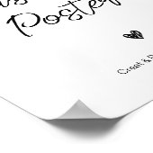 Modern Custom Poster Teken Bruiloft Volledig Portr (Hoek)