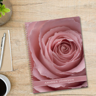 Modern Custom roze roos Stijlvolle trendy Planner