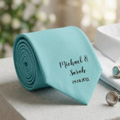 Modern Custom Solid Color Tie, Personalised  Stropdas