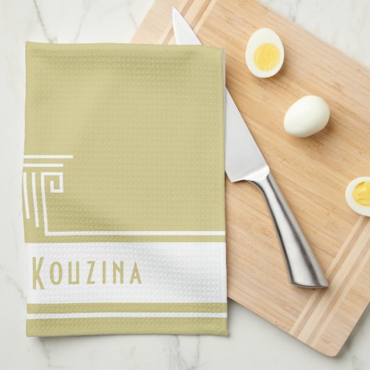 Modern Custom Theedoek (Quarter Fold)