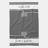 Modern Custom Theedoek (Verticaal)