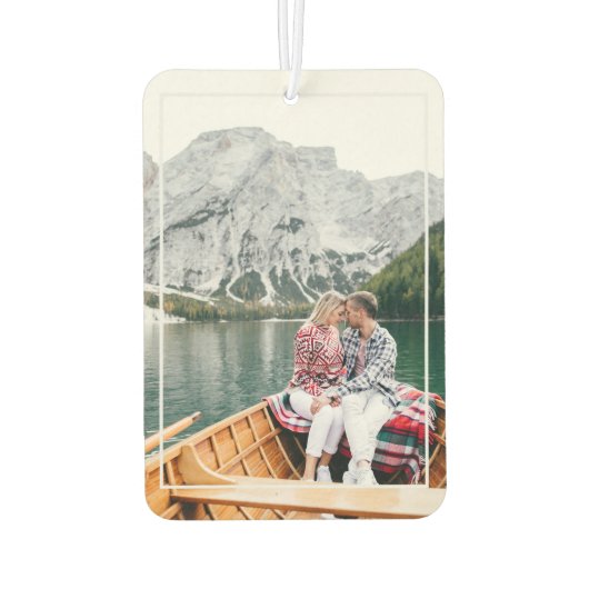 Modern Custom Twee Foto Eenvoudig Lijst Luchtverfrisser (Achterkant)