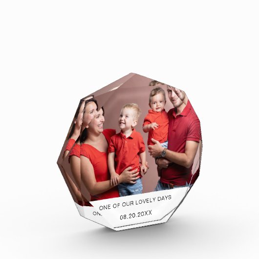 Modern Custom Wedding Afstuderen Nieuw Babycadeau Fotoblokken (Links)