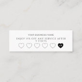 Modern Customer Loyalty Card For Small Business (Voorkant)