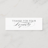 Modern Customer Loyalty Card For Small Business (Achterkant)