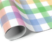 Modern Cute and Bright Waterverf Plays Patroon Cadeaupapier (Rol Hoek)