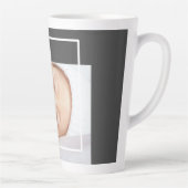 Modern Cute Baby Foto | Beauty Quote Latte Mok (Rechts)