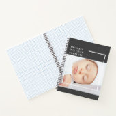 Modern Cute Baby Foto | Beauty Quote Notitieboek (Binnen)