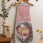 Modern Cute Baby Foto | Roze en wit | Citaat Schort<br><div class="desc">Introductie van onze heerlijke moderne Schattigee Baby Foto Roze & Wit Quote op een charmante roze achtergrond! Dit schattige product is perfect voor het vieren van de vreugde en liefde die je kleintje in je leven brengt. Of je nu op zoek bent naar een hartverwarmende aandenken of een doordacht geschenk,...</div>