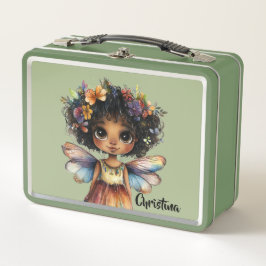 Modern Cute Black Girl Fairy Princess