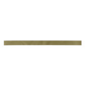 Modern Cute Black & Gold Stripes Holiday Satijnen Lint (Voorkant)