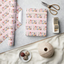 Modern Cute Colorful Merry Kerstroze