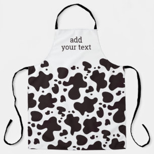 Modern Cute Cow Animal Pattern Schort