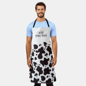 Modern Cute Cow Animal Pattern Schort (Gedragen)