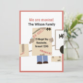 Modern Cute die we gaan aankondigen Aankondiging (Staand voorkant)